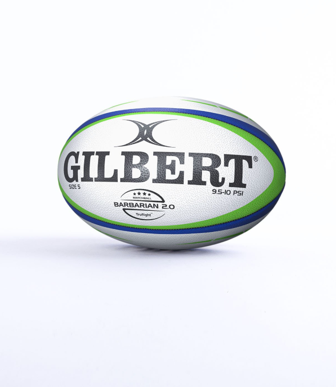 GILBERT BARBARIAN MATCH BALL BLUE/GREEN SIZE 5