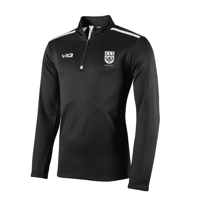 CHINGFORD RFC JUNIOR FORTIS 1/2 ZIP SWEAT