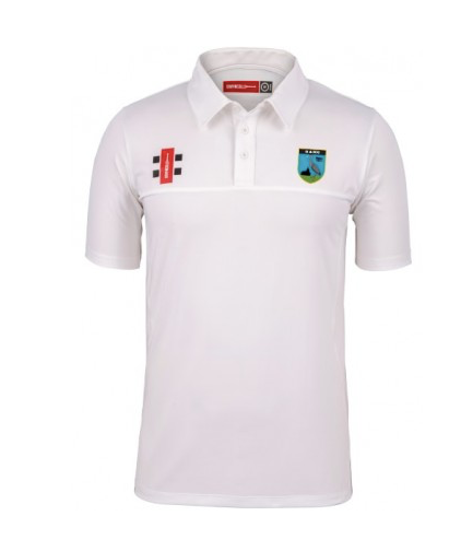 HERONGATE & INGRAVE CC JUNIOR PRO PERFORMANCE POLO SHIRT WHITE