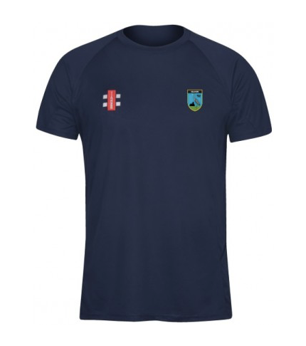 HERONGATE & INGRAVE CC SENIOR MATRIX TEE SHIRT NAVY