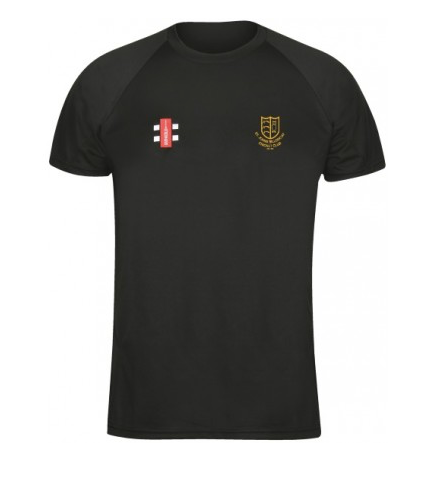 ST JOHNS BILLERICAY CC SENIOR MATRIX TEE SHIRT BLACK