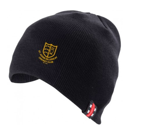 ST JOHNS BILLERICAY CC BEANIE HAT BLACK