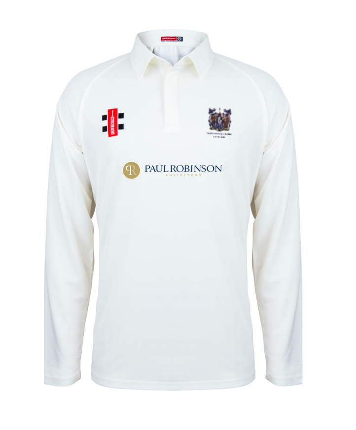 SOUTHEND EMT SENIOR MATRIX V2 LS CRICKET SHIRT