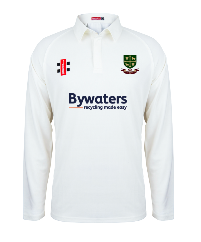 SOUTH WOODFORD CC JUNIOR MATRIX V2 LS CRICKET SHIRT