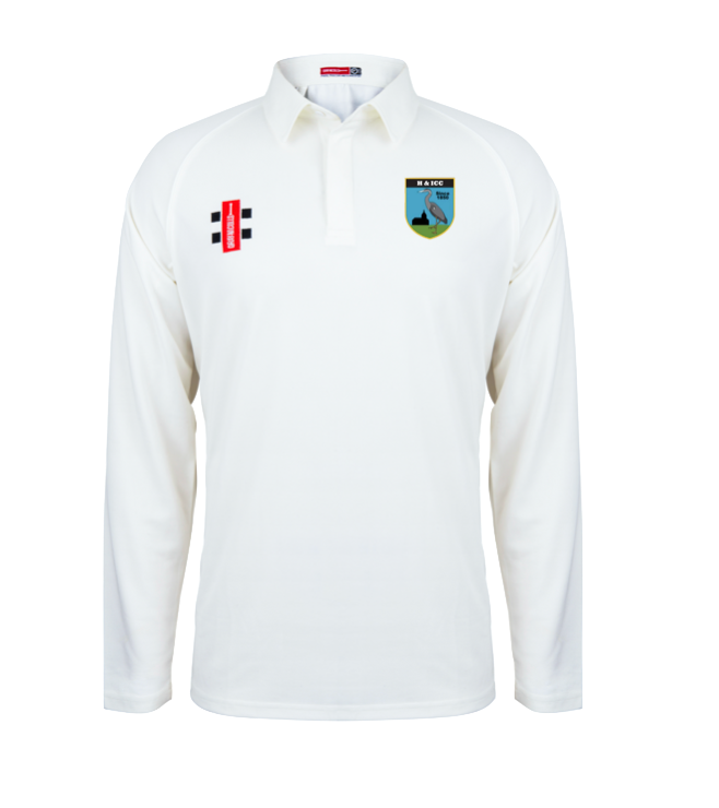 HERONGATE & INGRAVE CC SENIOR MATRIX V2 LS CRICKET SHIRT