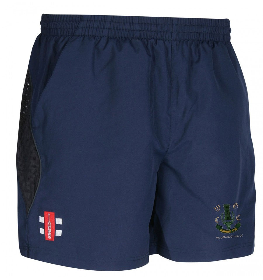 GRAY NICOLLS JUNIOR WOODFORD GREEN STORM SHORTS