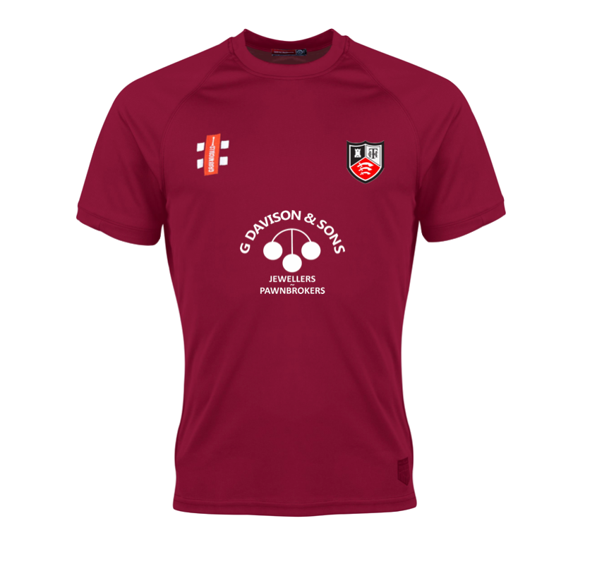 HADLEIGH & THUNDERSLEY CC JUNIOR MATRIX V2 TEE SHIRT Fenton Sports