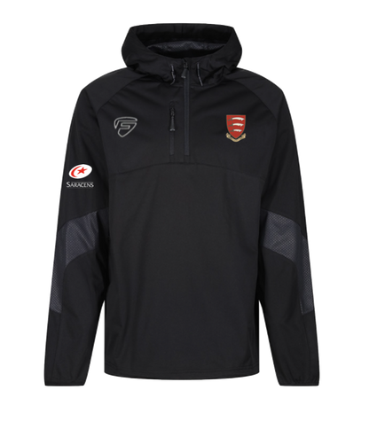 ESSEX SARACENS RFU PRO HOODED JACKET Fenton Sports