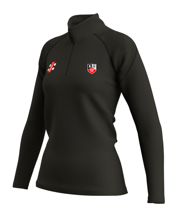 LADIES HADLEIGH & THUNDERSLEY CC GTS 1/4 ZIP FLEECE