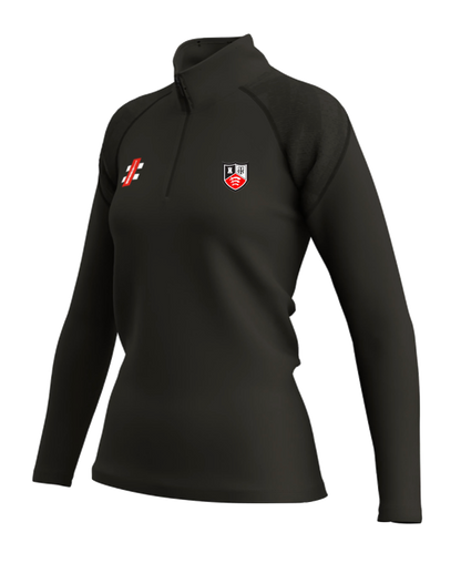 LADIES HADLEIGH & THUNDERSLEY CC GTS 1/4 ZIP FLEECE