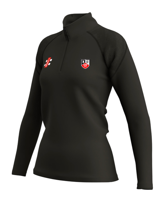 LADIES HADLEIGH & THUNDERSLEY CC GTS 1/4 ZIP FLEECE