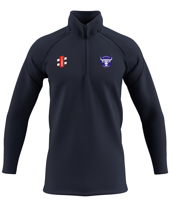 St Andrews CC Senior GTS 1/4 Zip Fleece / Navy