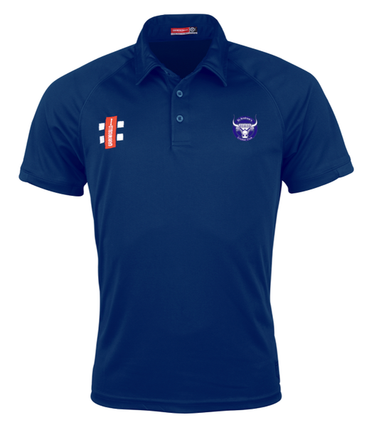 St Andrews CC Senior Matrix Polo /  Navy