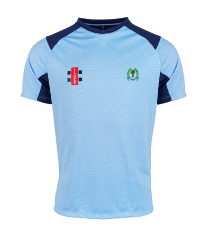High Beach CC SS Pro T20 Shirt Sky/Navy