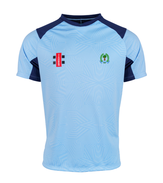 High Beach CC SS Pro T20 Shirt Sky/Navy