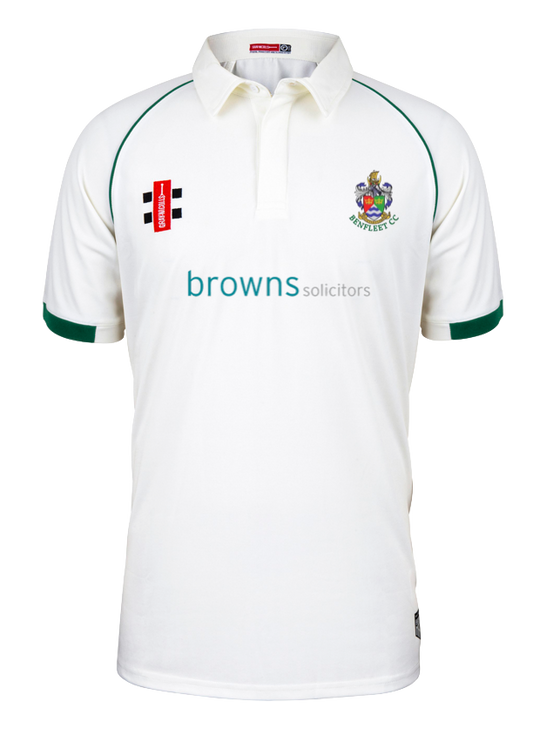 BENFLEET CC JUNIOR MATRIX V2 SS CRICKET SHIRT