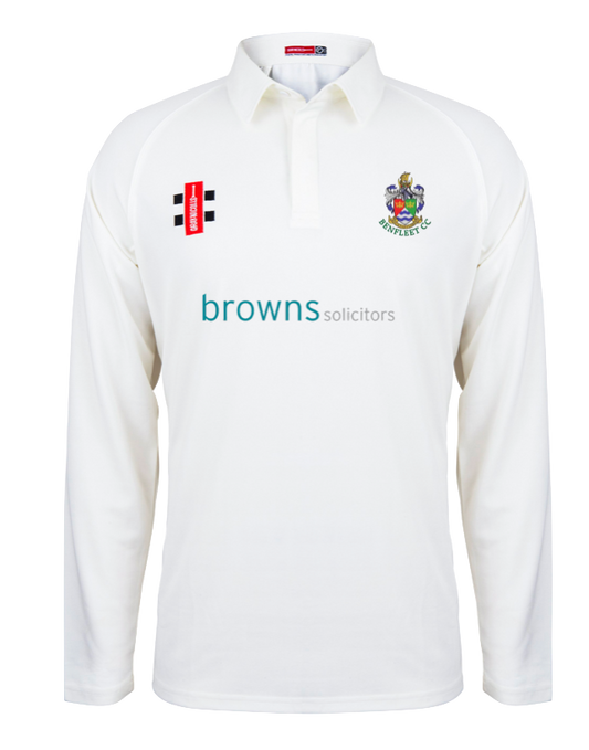 BENFLEET CC JUNIOR MATRIX V2 CRICKET LS SHIRT