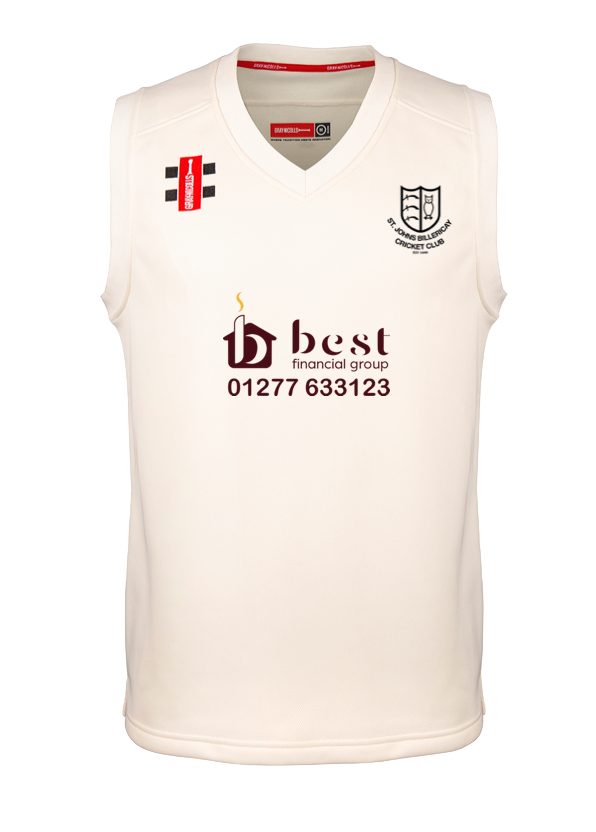 ST JOHNS BILLERICAY CC JUNIOR VELOCITY SLIPOVER IVORY