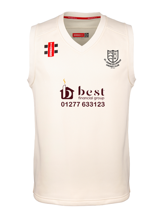 ST JOHNS BILLERICAY CC JUNIOR VELOCITY SLIPOVER IVORY