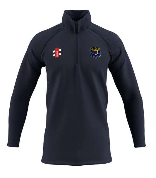 LEIGH-ON-SEA CC SENIOR GTS 1/4 ZIP FLEECE