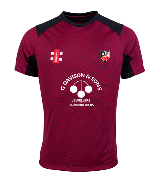 HADLEIGH & THUNDERSLEY CC JUNIOR PRO SS T20 CRICKET SHIRT - MATCHPLAY COMPETITION