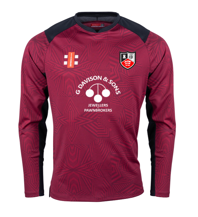 HADLEIGH & THUNDERSLEY CC SENIOR PRO LS T20 CRICKET SHIRT - MATCHPLAY COMPETITION