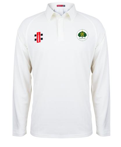 HAROLD WOOD CC SENIOR MATRIX V2 LS CRICKET SHIRT