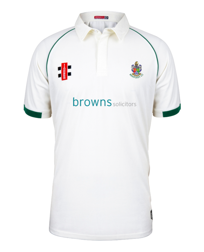 BENFLEET CC SENIOR MATRIX V2 SS CRICKET SHIRT