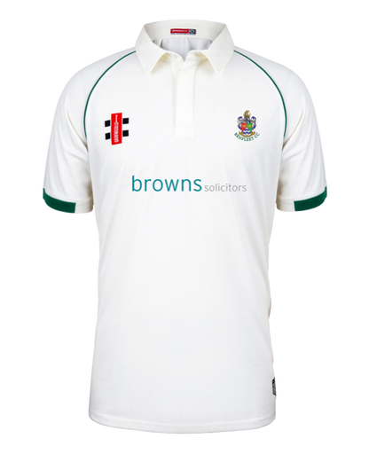BENFLEET CC SENIOR MATRIX V2 SS CRICKET SHIRT