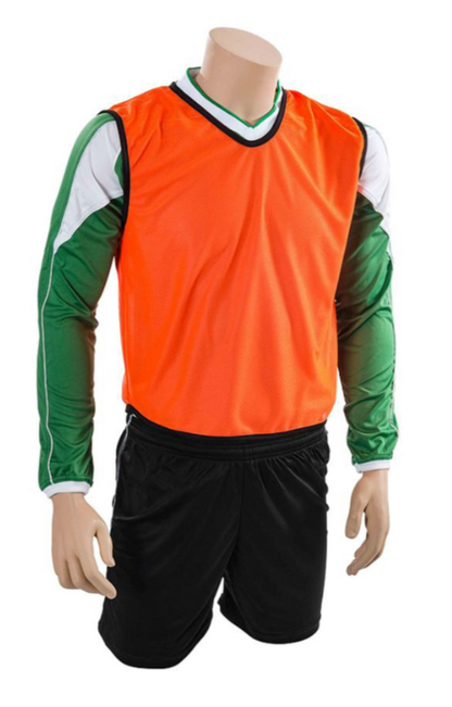 PLAIN MESH COLOURED TRAINING BIBS
