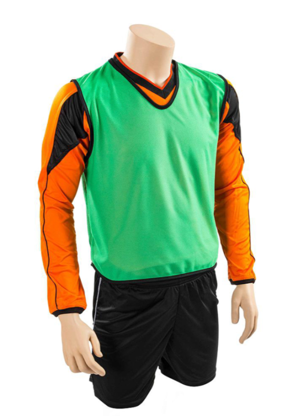 PLAIN MESH COLOURED TRAINING BIBS