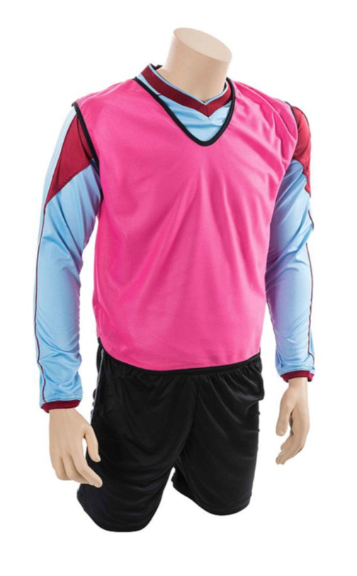 PLAIN MESH COLOURED TRAINING BIBS