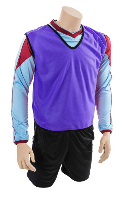 PLAIN MESH COLOURED TRAINING BIBS