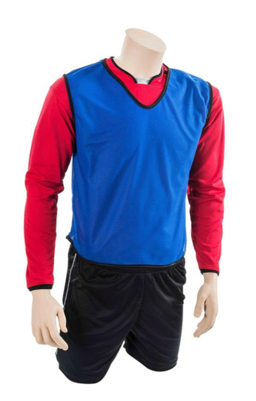 PLAIN MESH COLOURED TRAINING BIBS