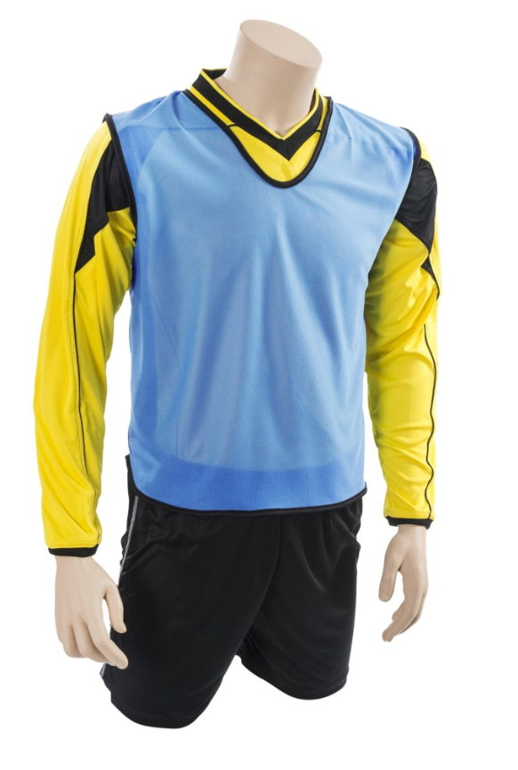 PLAIN MESH COLOURED TRAINING BIBS