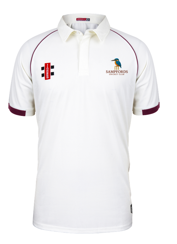 SAMPFORDS CC SENIOR SS V2 MATRIX MATCH SHIRT