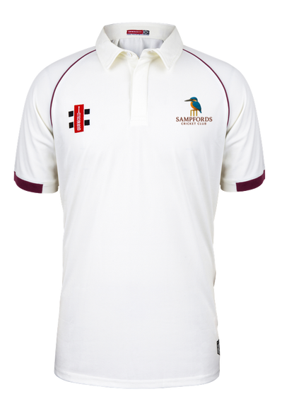 SAMPFORDS CC SENIOR SS V2 MATRIX MATCH SHIRT