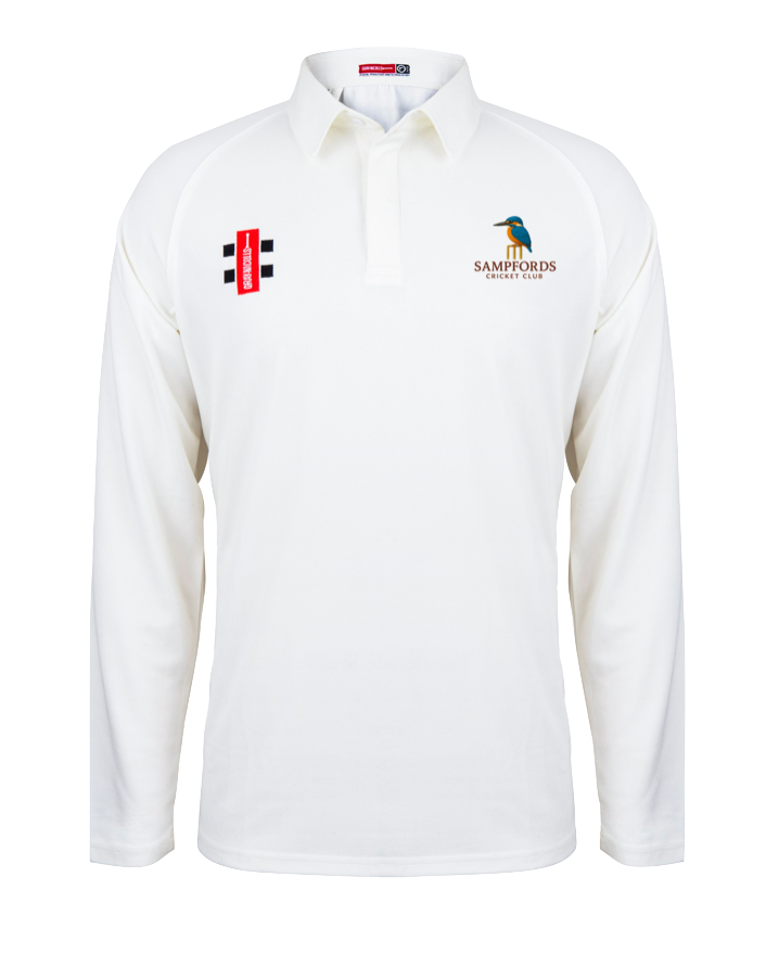 SAMPFORDS CC SENIOR LS V2 MATRIX MATCH SHIRT