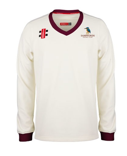 SAMPFORDS CC SENIOR PRO PERFORMANCE SWEATER