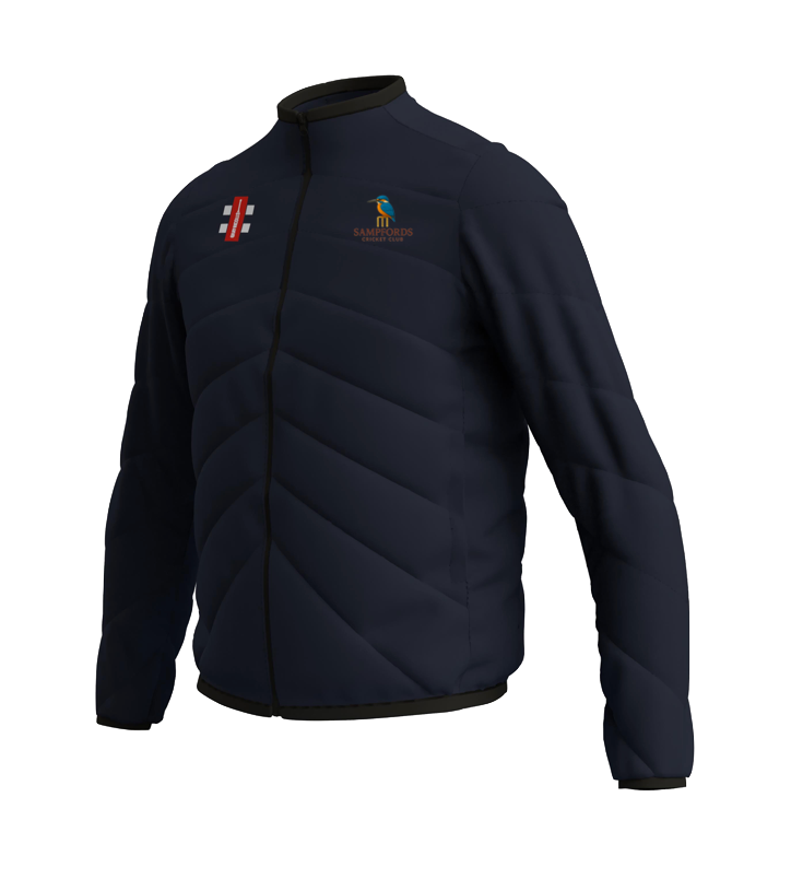 SAMPFORDS CC SENIOR GTS FULL ZIP JACKET - DARK NAVY