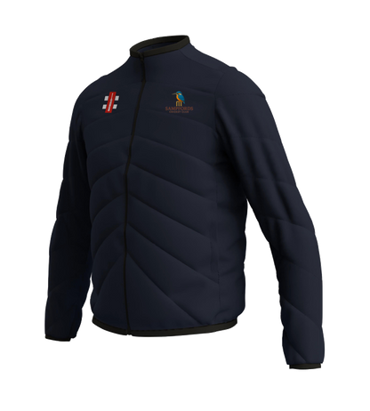 SAMPFORDS CC SENIOR GTS FULL ZIP JACKET - DARK NAVY