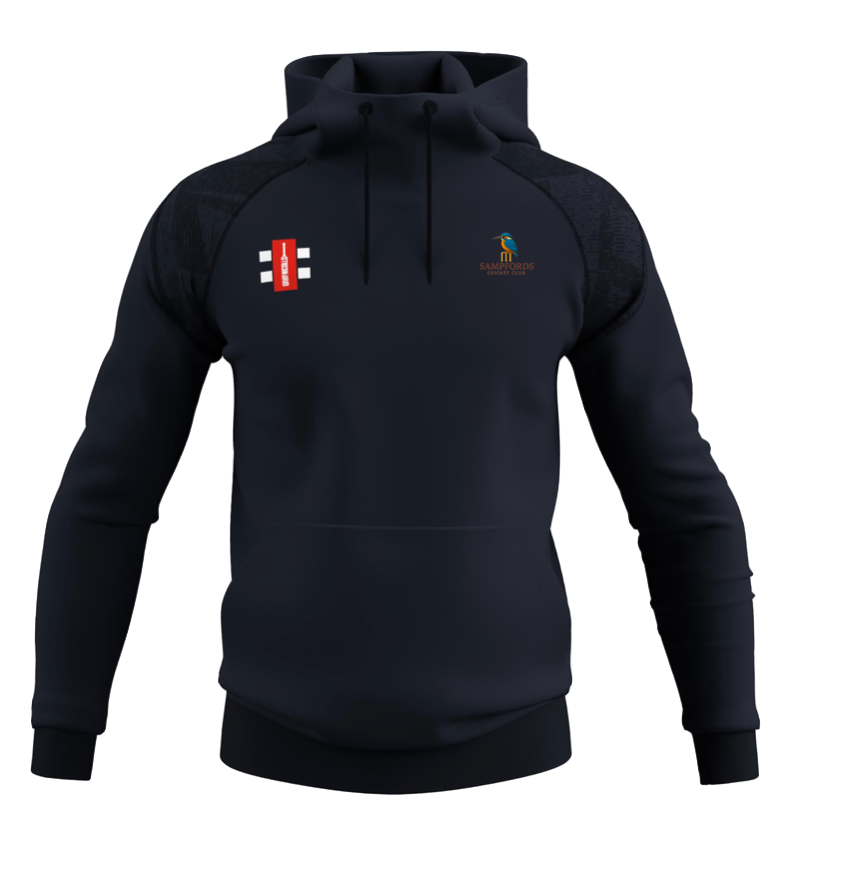 SAMPFORDS CC SENIOR GTS HOODIE - DARK NAVY