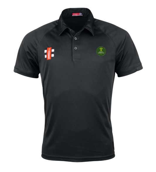 RANKIN'S CC SENIOR MATRIX POLO SHIRT BLACK