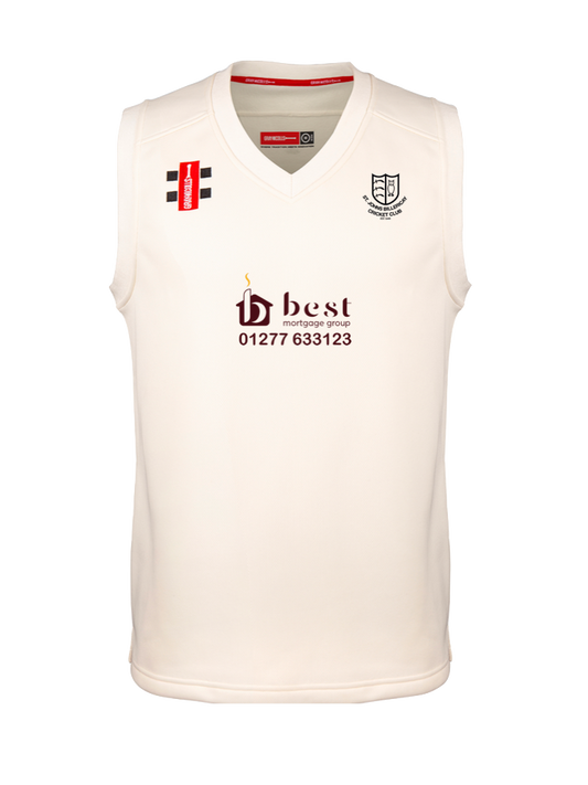 ST JOHNS BILLERICAY CC JUNIOR VELOCITY SLIPOVER IVORY