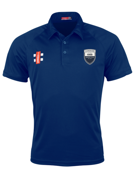 CLOGHAMS CC JUNIOR MATRIX POLO NAVY