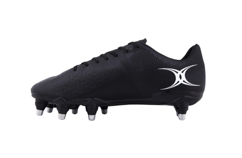 KAIZEN X 2.1 POWER RUGBY BOOTS - 8 STUD - BLACK