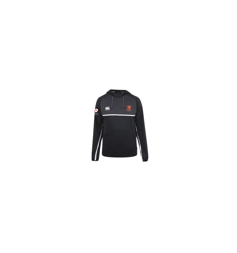 CANTERBURY ESSEX RFU PRO HOODIE - BLACK