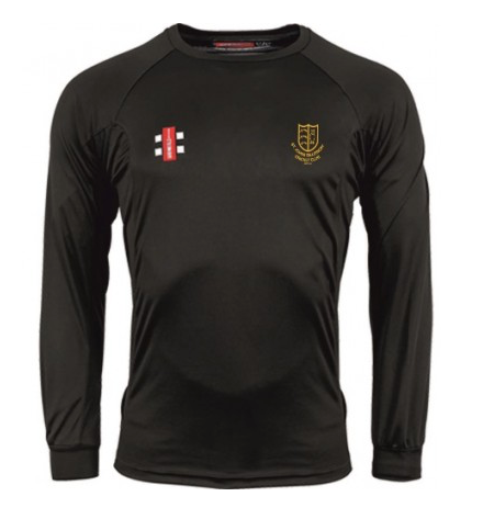 ST JOHNS BILLERICAY CC SENIOR MATRIX LS TEE SHIRT BLACK