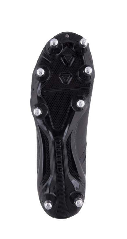 KAIZEN X 2.1 POWER RUGBY BOOTS - 8 STUD - BLACK