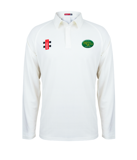 HAROLD WOOD CC SENIOR MATRIX V2 LS CRICKET SHIRT